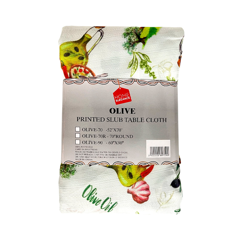 Mantel Olive Estampado / Home Elegance / Surtido