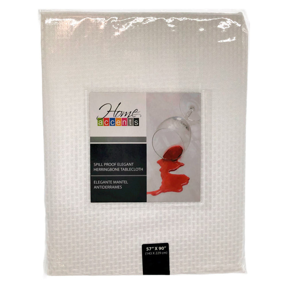 Mantel Para Mesa Home Accents 57" x 104" - Dorado Oscuro