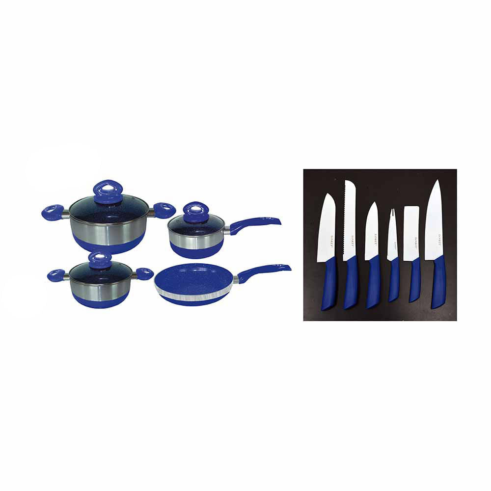 Juego de Ollas y Sarten Sankey de 13 Piezas