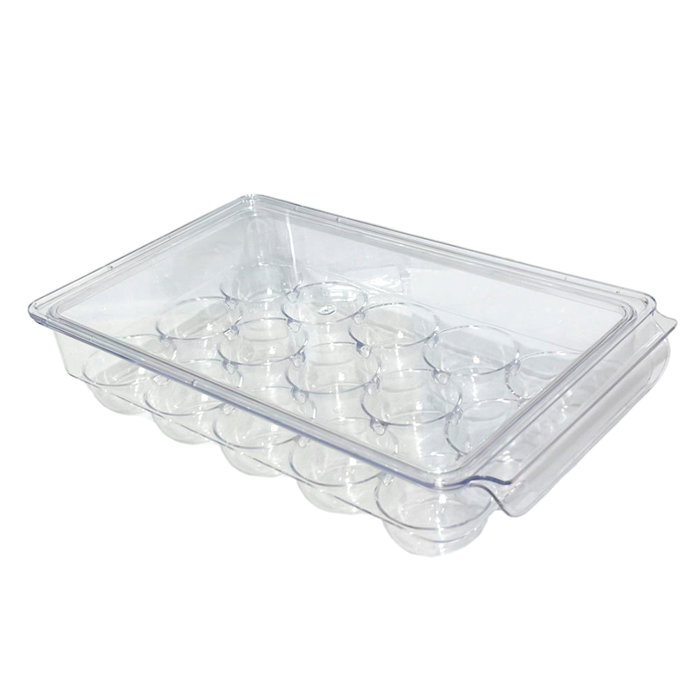 Organizador Acrilico Softchef Con Tapa / Para Huevo