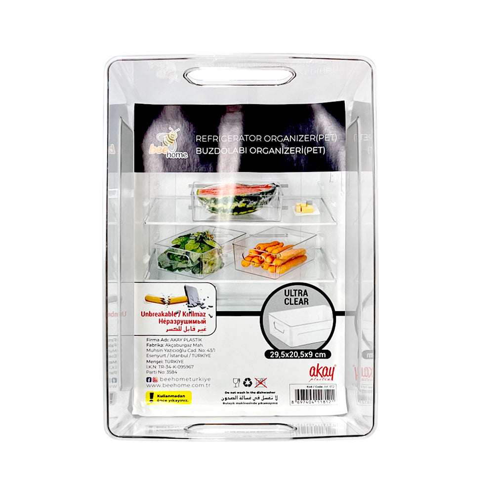 Organizador Acrílico Beehome Para Nevera / Ultra Clear