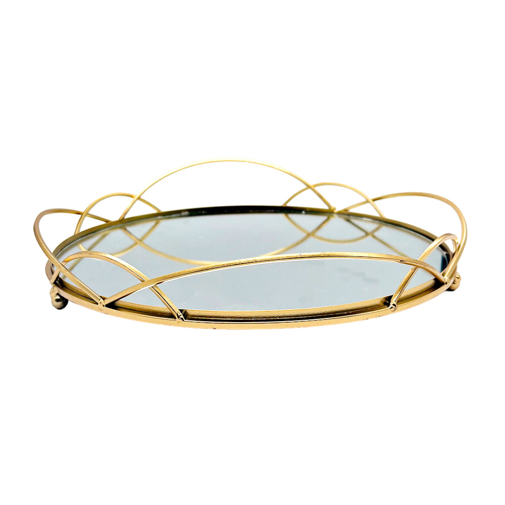 Bandeja Decorativa Home Deco Factory Con Espejo