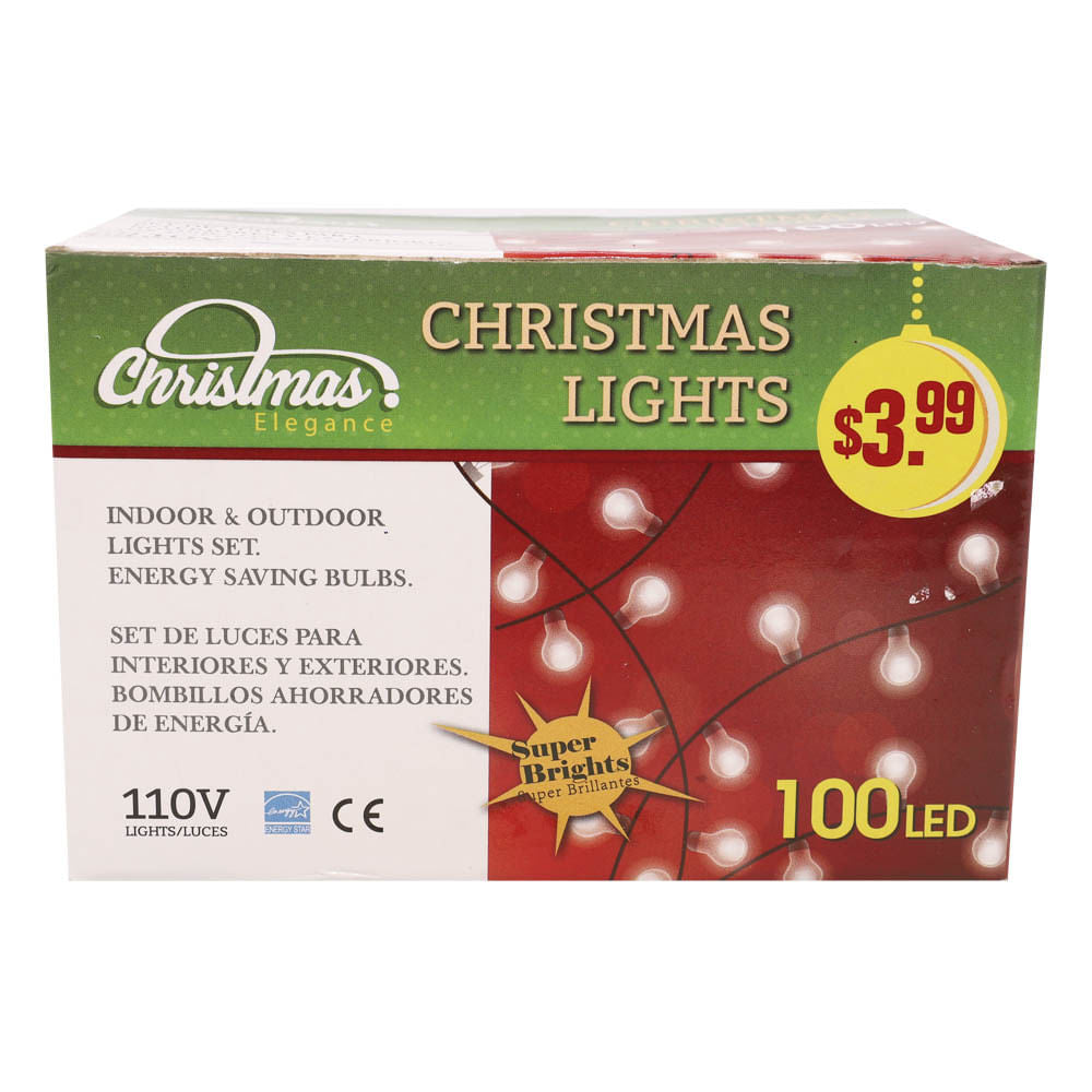 Luces Lluvia de Navidad Christmas Elegance 100 Luces Led.