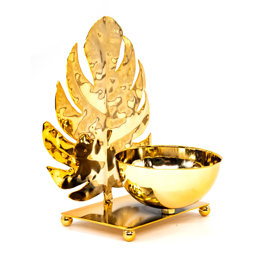 Porta vela Home Elegance de Metal