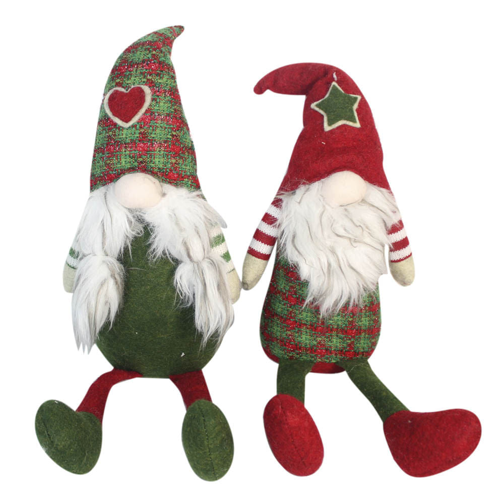 Adorno de Navidad Miró Christmas Gnomo Sentado 24" - Surtido