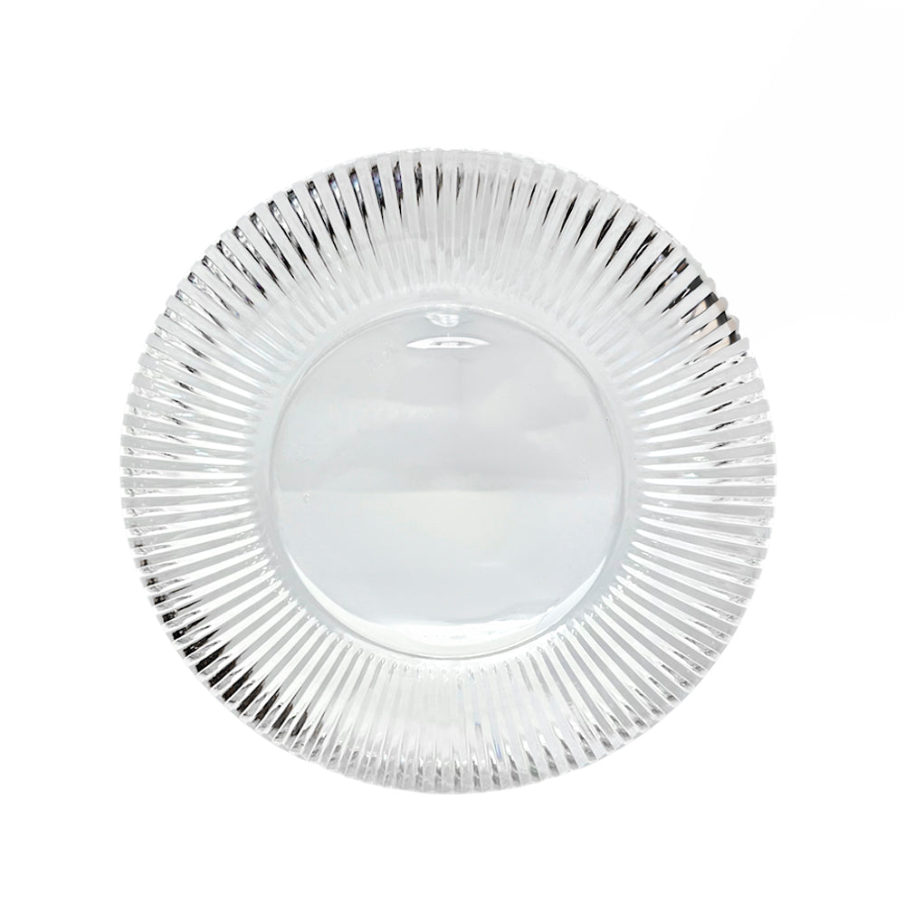Plato Llano Acrílico Home Elegance de 8" / Clear