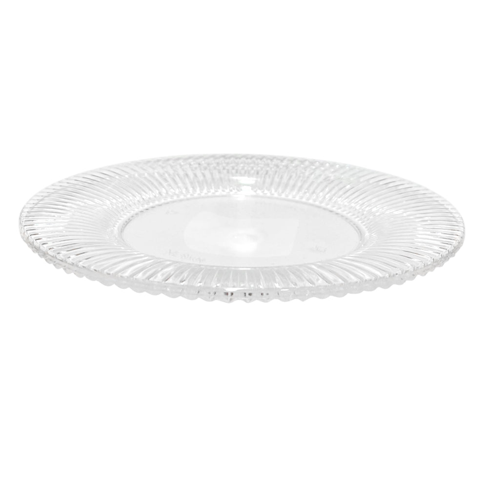 Plato Llano Acrílico Home Elegance de 8" / Clear