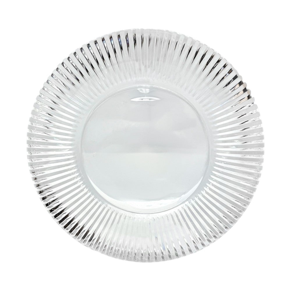 Plato Llano Acrílico Home Elegance de 10" / Clear