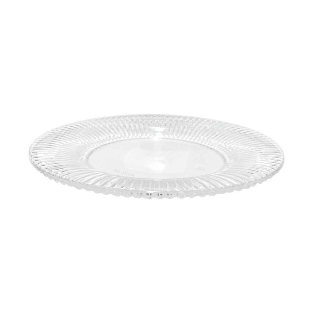 Plato Llano Acrílico Home Elegance de 10" / Clear