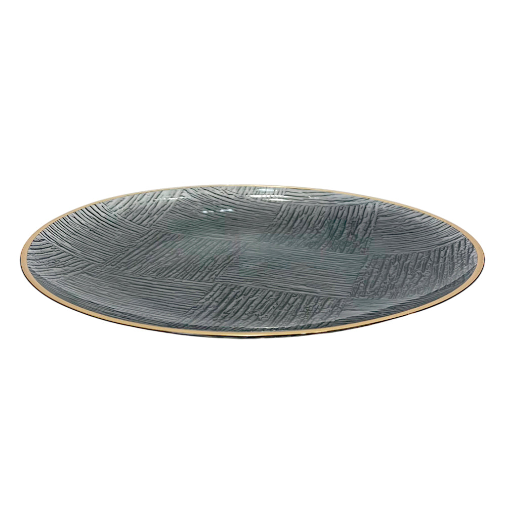 Platos Reutilizables Lillian / 32 Piezas / Negro