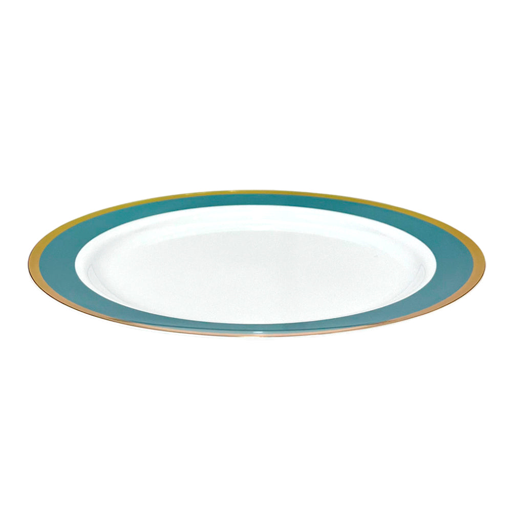 Platos Plástico de 7" Home Elegance / 10 Piezas / Celeste