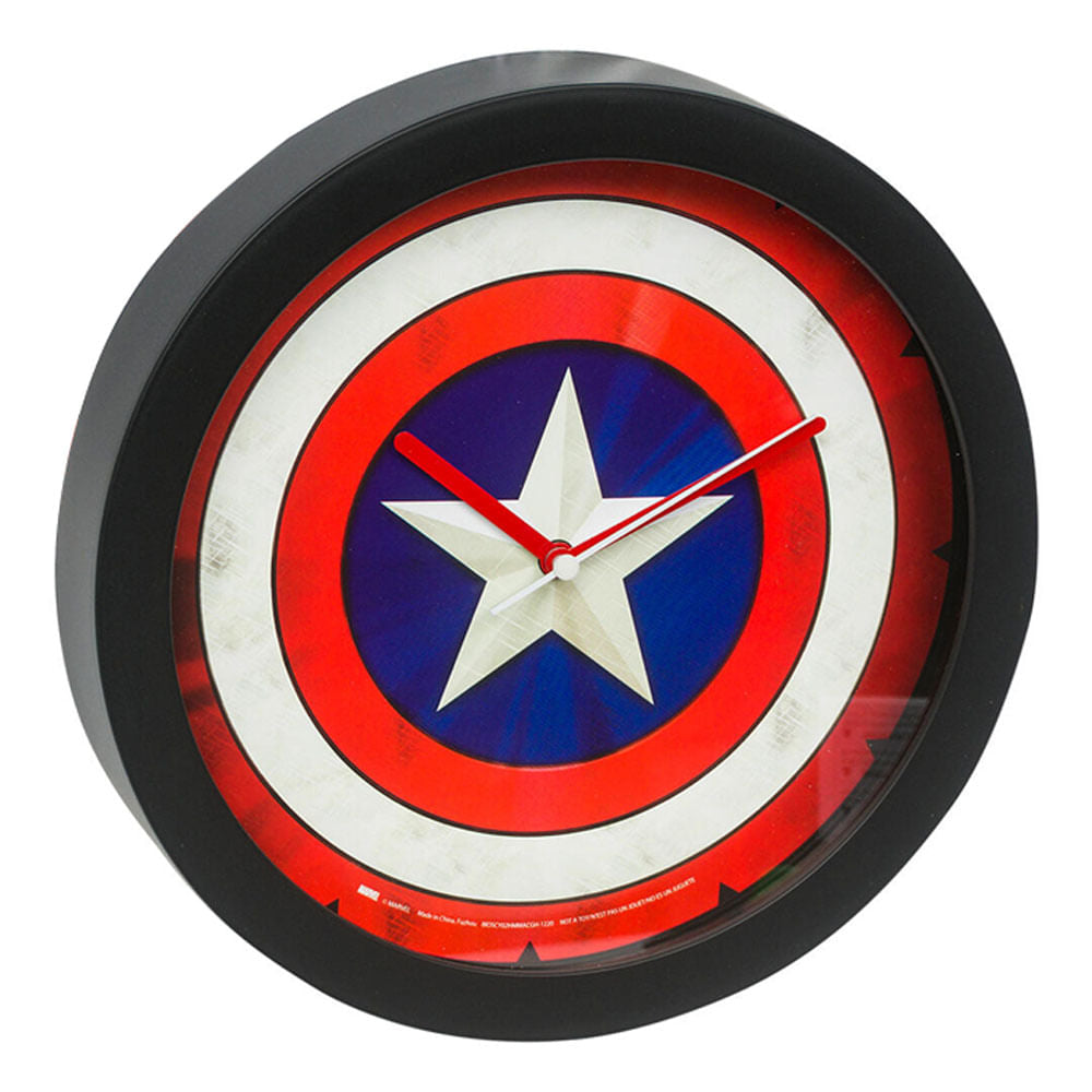 Reloj Decorativo Four Seasons Infantil Capitán América 9.5"