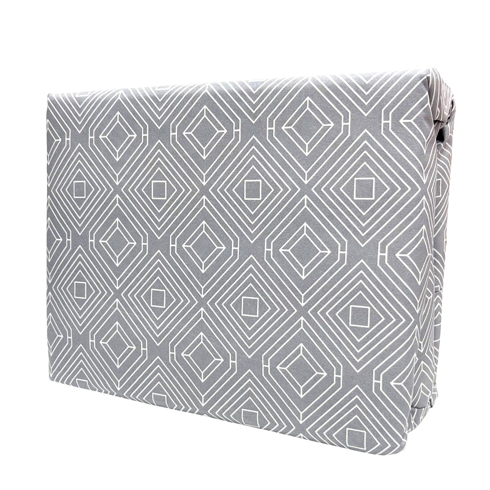 Sábana Full 4 Piezas Gris Estampada - Spa Lush