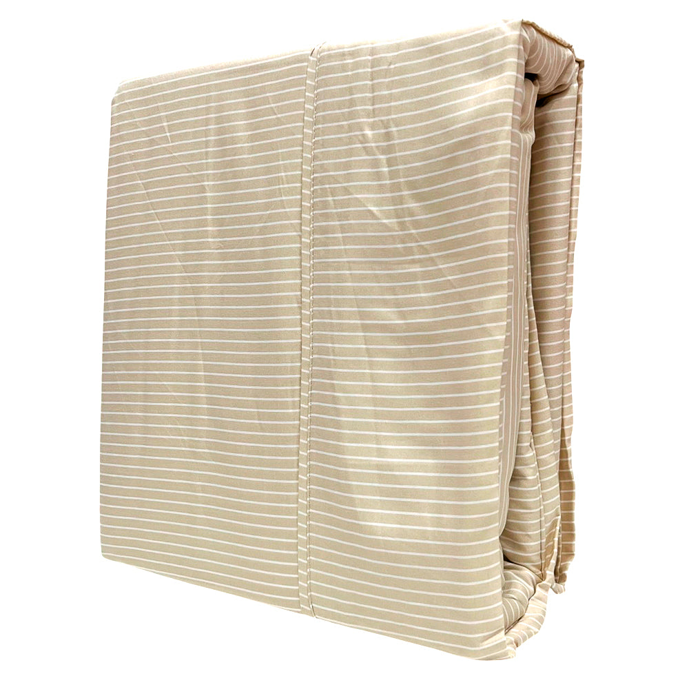 Sábana Queen 4 Piezas Beige - Home Accents