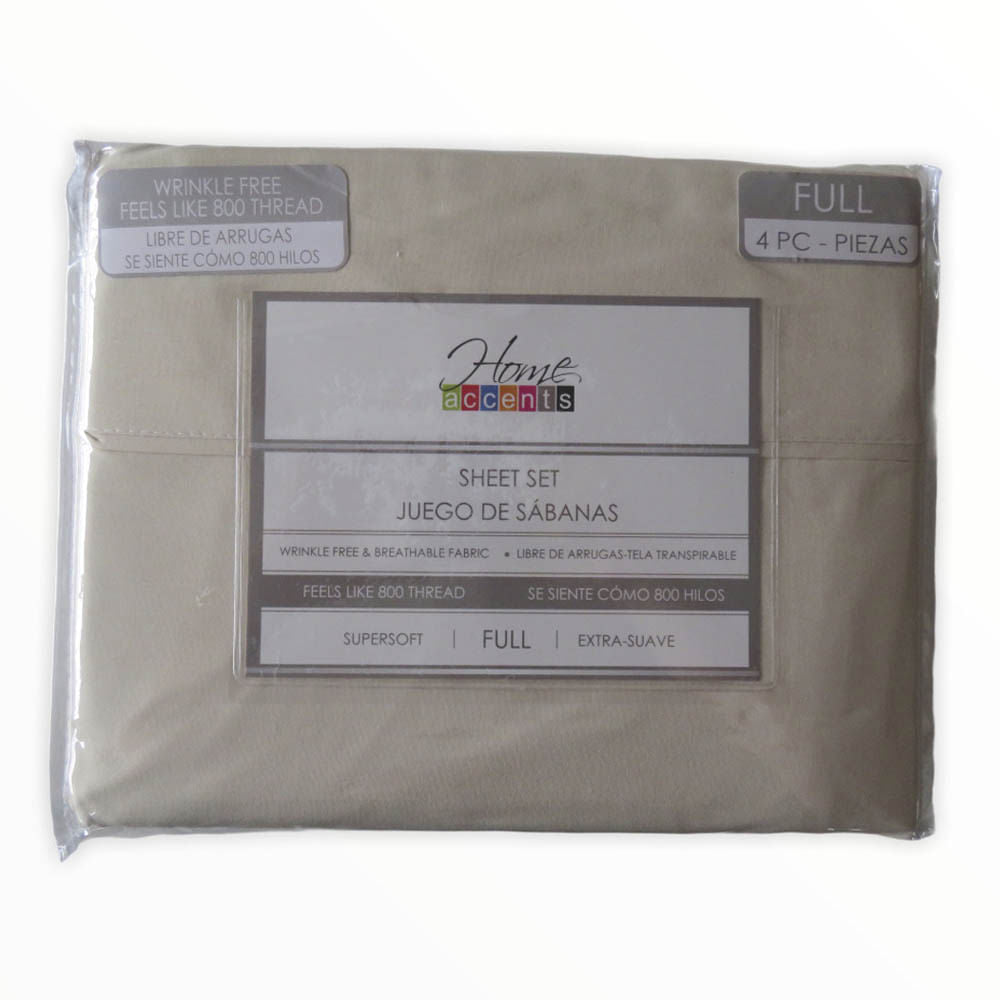 Sábanas Avalon 4 Piezas - FULL