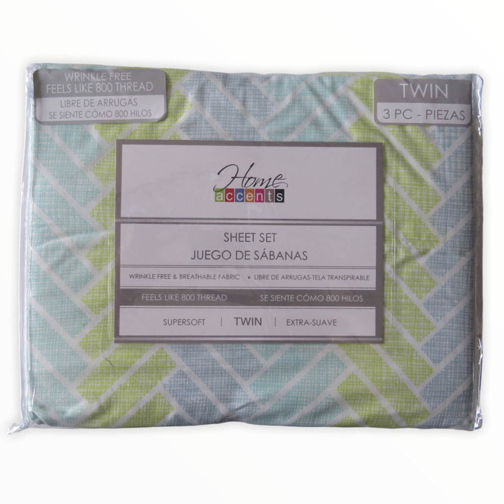 Sábanas Roma Home Accents 3 Piezas - TWIN