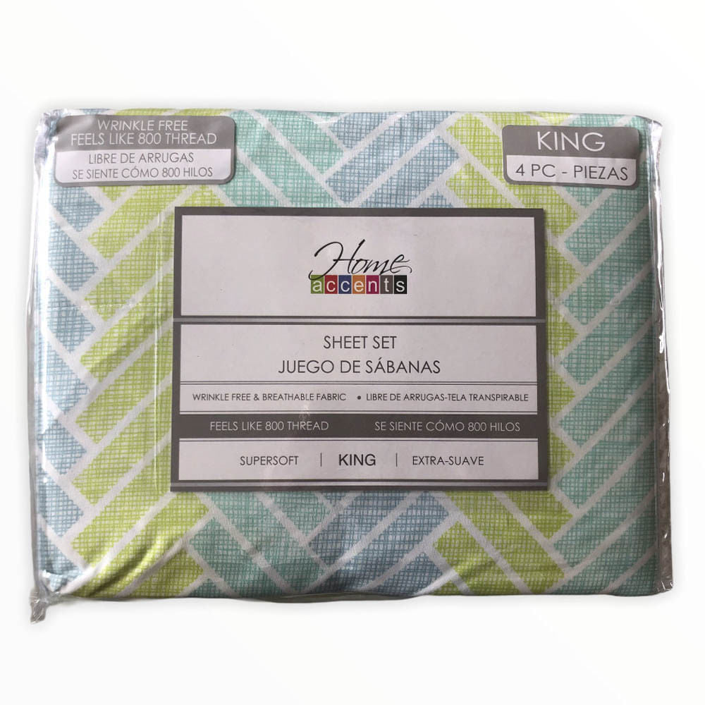 Sábanas Roma Home Accents 4 Piezas - KING