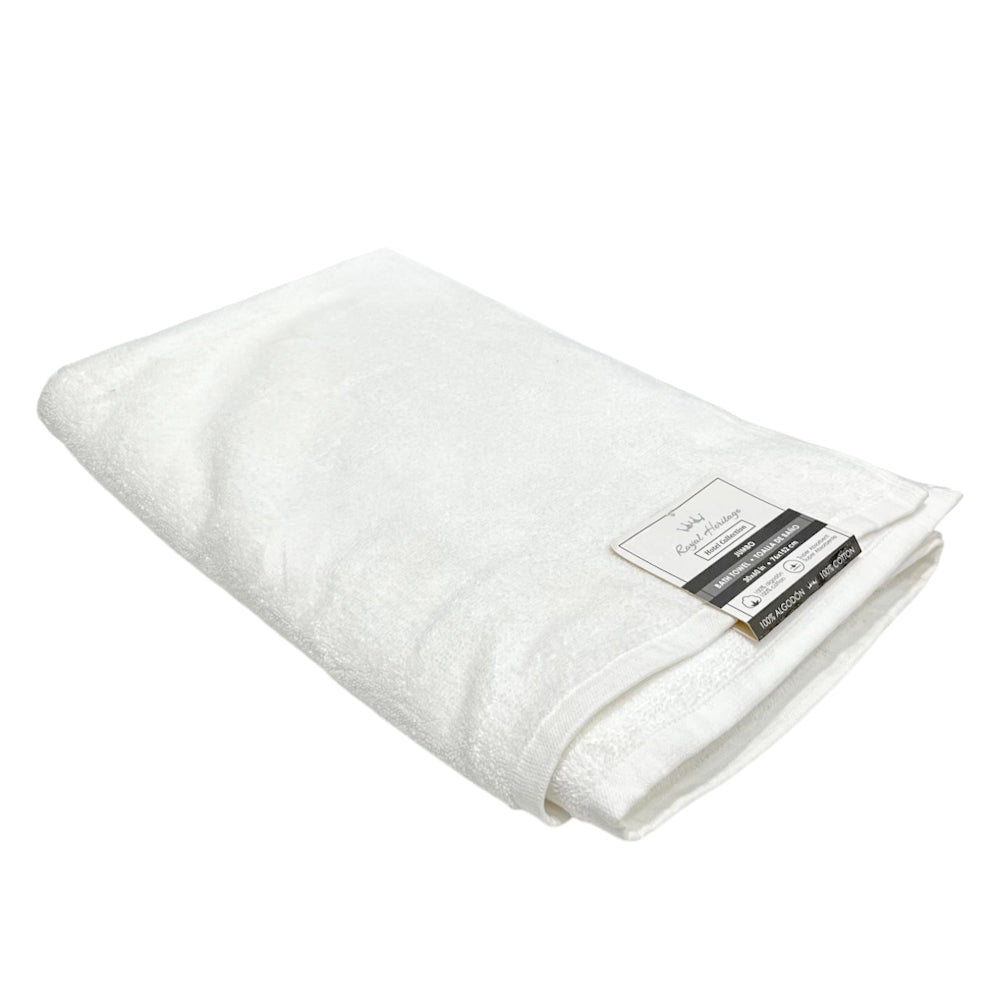 Toalla De Baño Hotel Collection Jumbo 76 CM X 152 CM Blanco - Royal Heritage