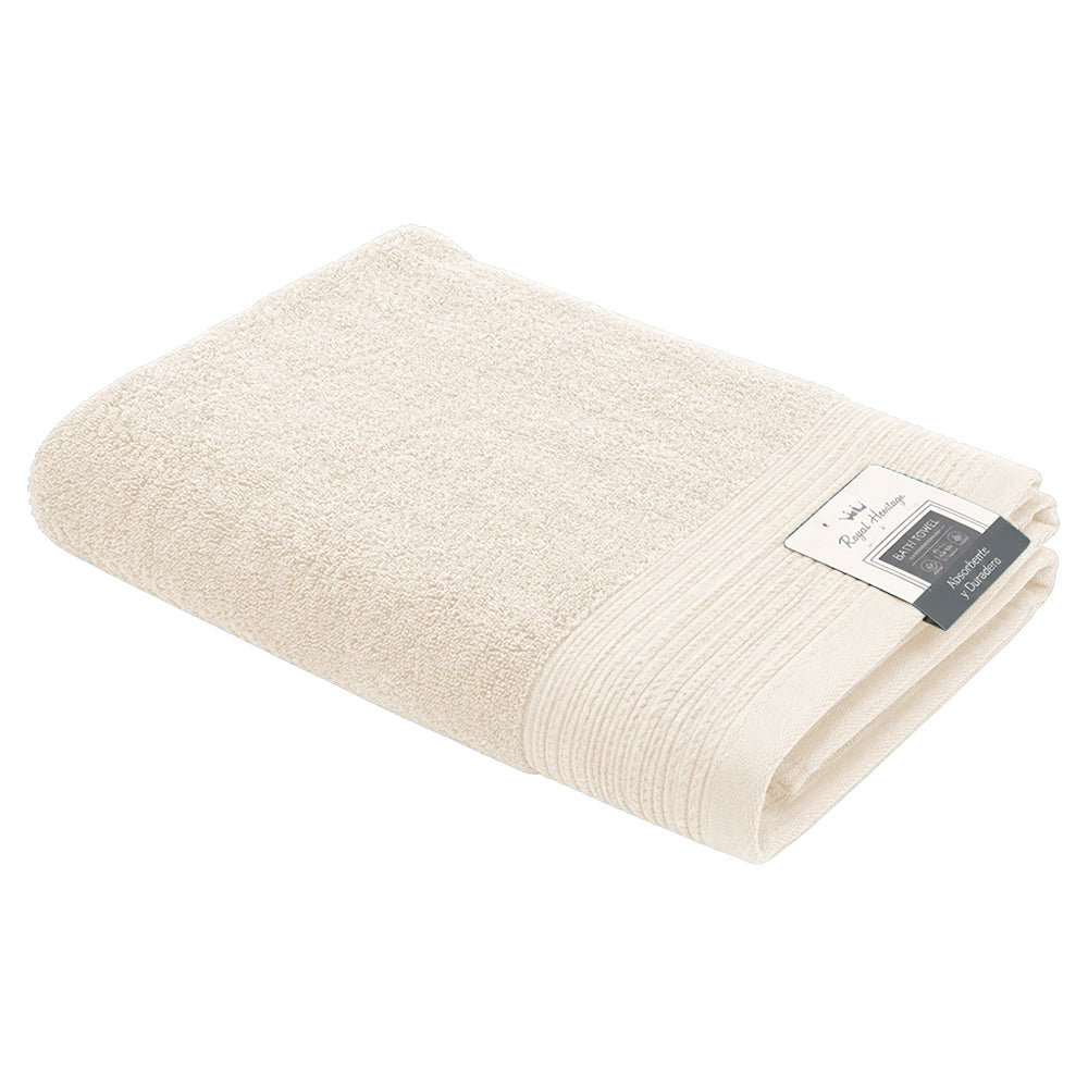 Toalla De Baño Valencia 76 CM X 152 CM Beige - Royal Heritage