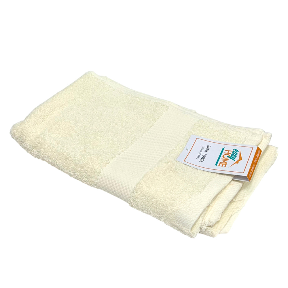Toalla De Baño Crema 70 CM X 140 CM - Easy Home