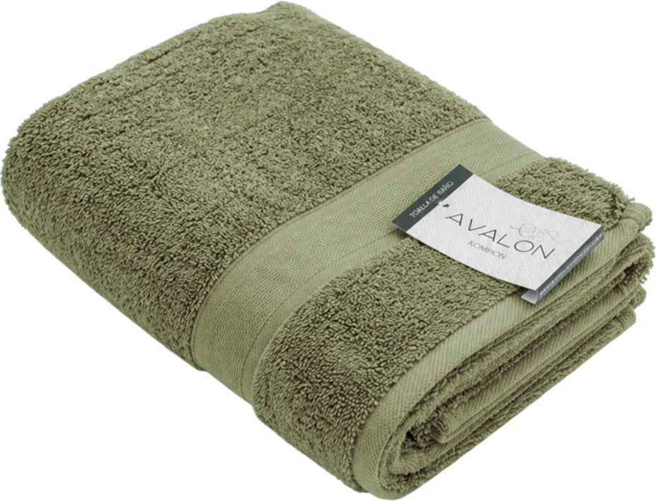Toalla De Baño London 68.58 CM X 137.16 CM Verde Oliva - Avalon