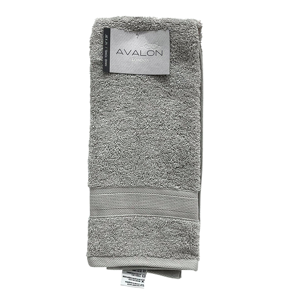 Toalla De Mano London 16” X 28” Silver - Avalon