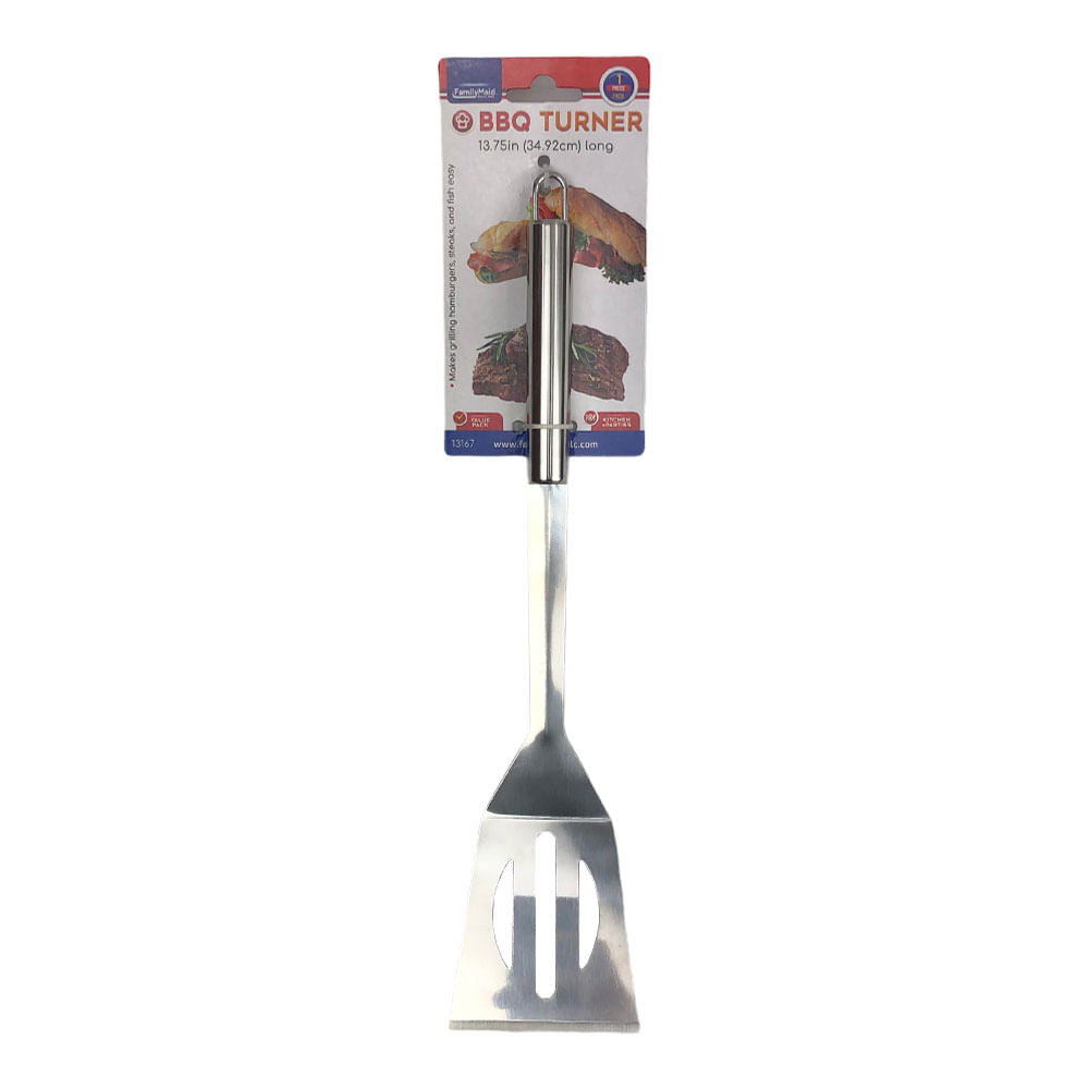 Espátula Para BBQ Family Maid Con Hueco de Metal 13.75"