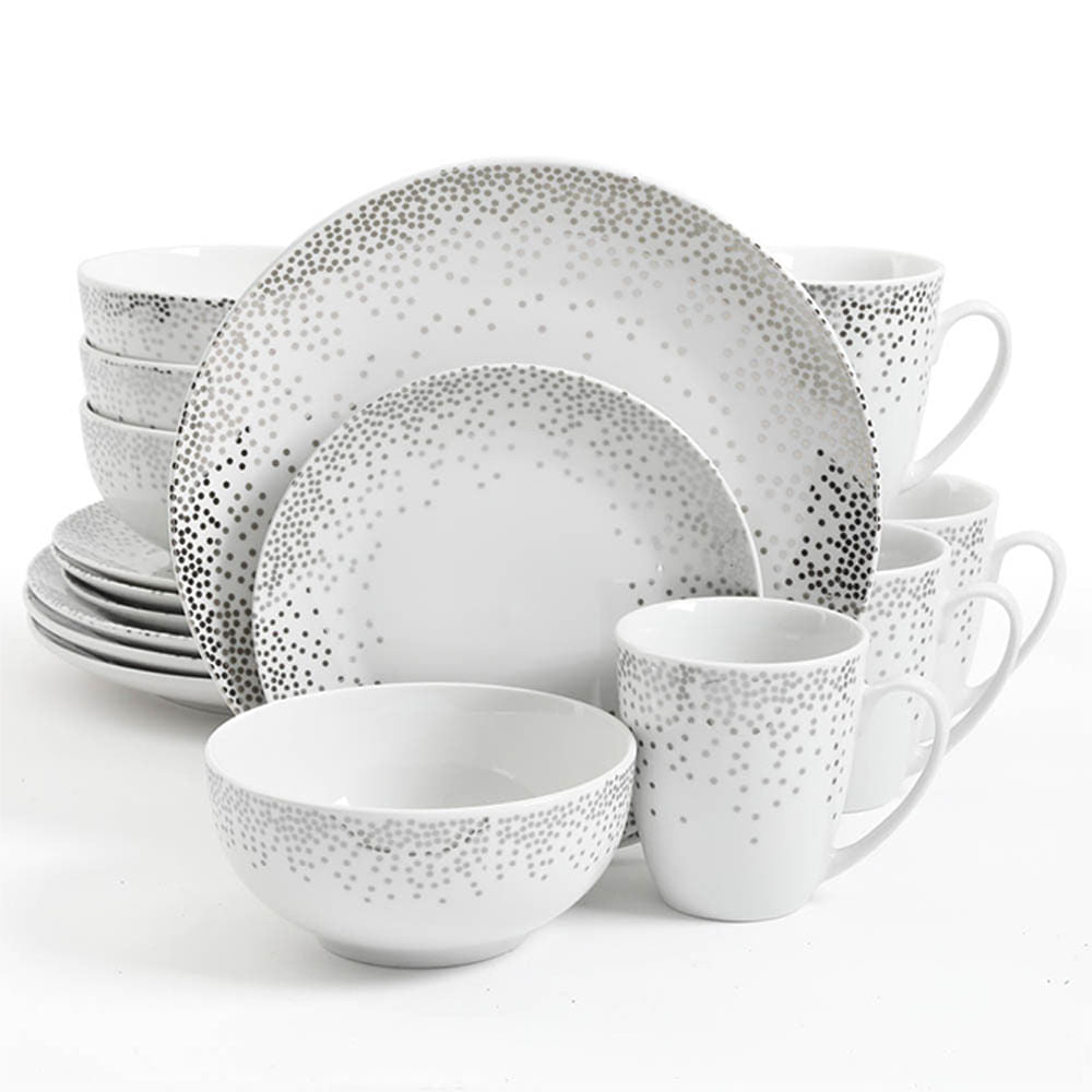 Vajilla Gibson Home Platinum 16 Piezas