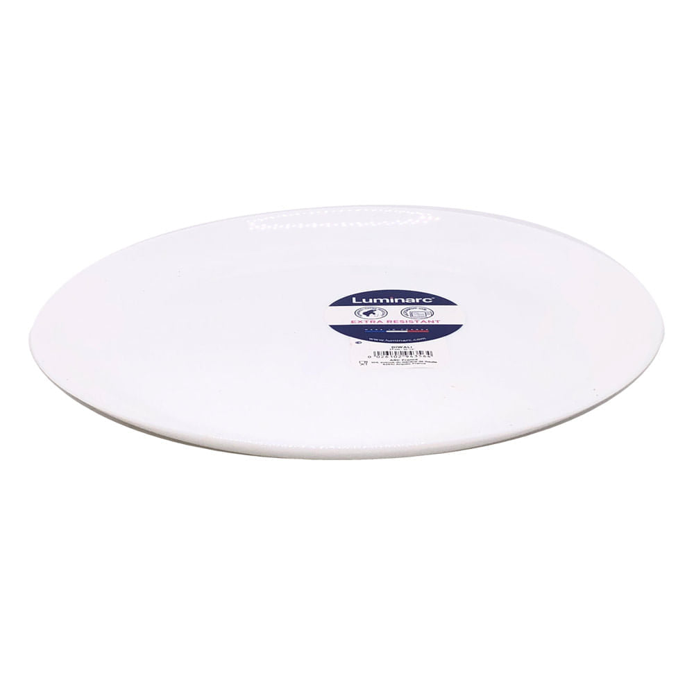 Plato Llano Luminarc de Vidrio 27 cm