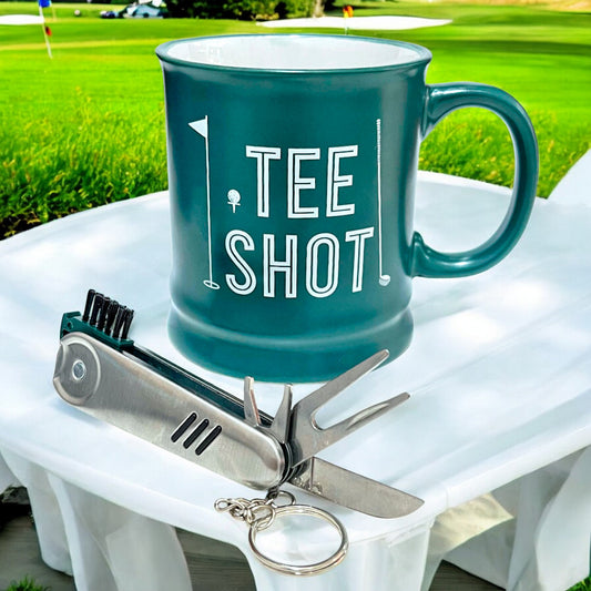 Taza de Cerámica Home Elegance Con Accesorios - Verde