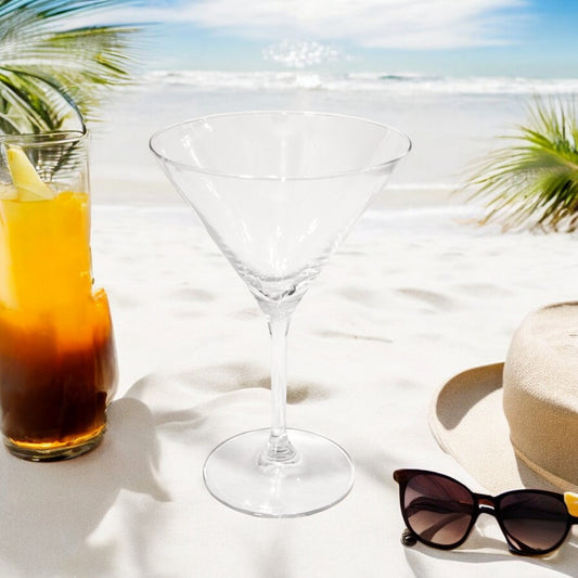 Set de Copas Martini Koopman de Vidrio / 4 Piezas / 8.7 Oz