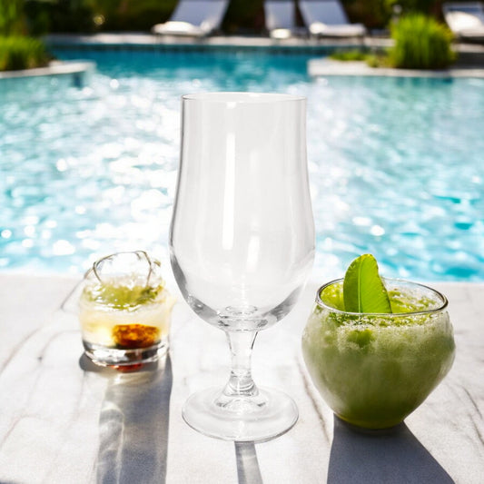 Copas de Cerveza Koopman Set 4 Piezas / de Vidrio / 12.5 Oz