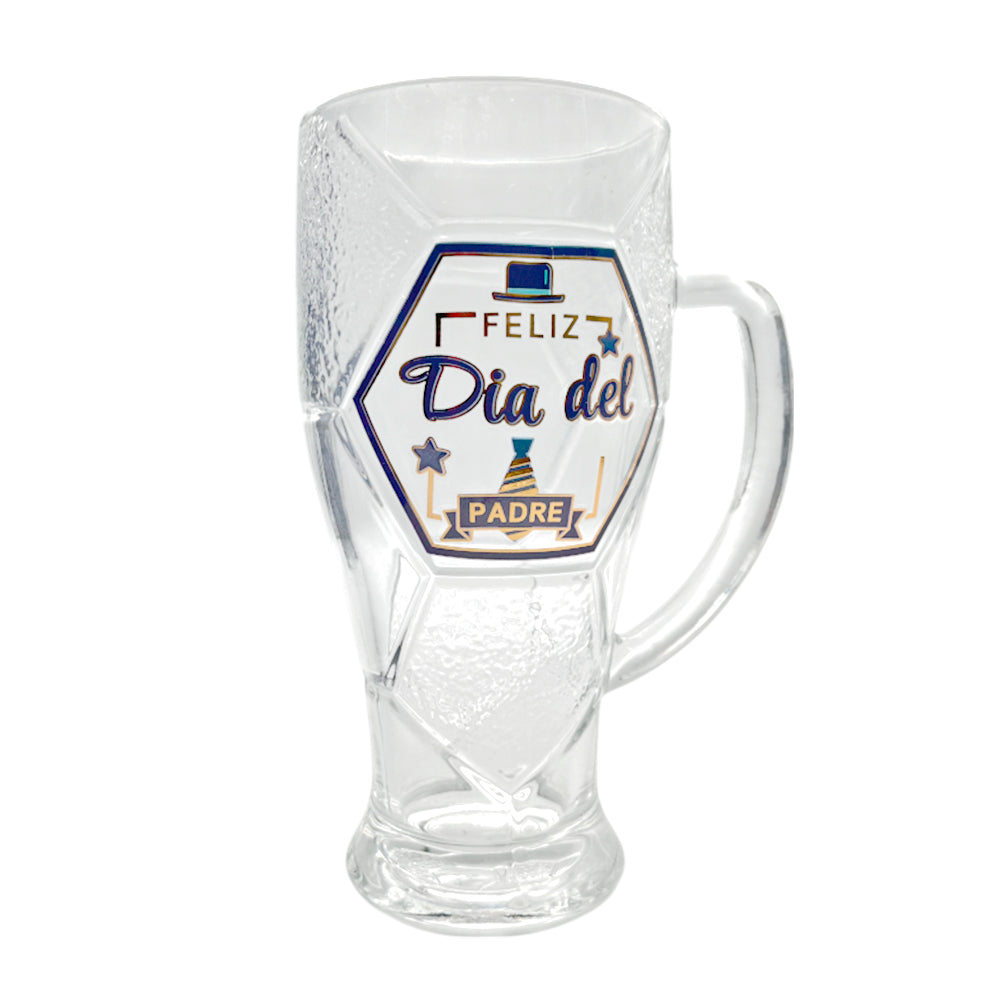 Vaso Cervecera de Vidrio Beneli Home Para Papá – Con Caja de Regalo