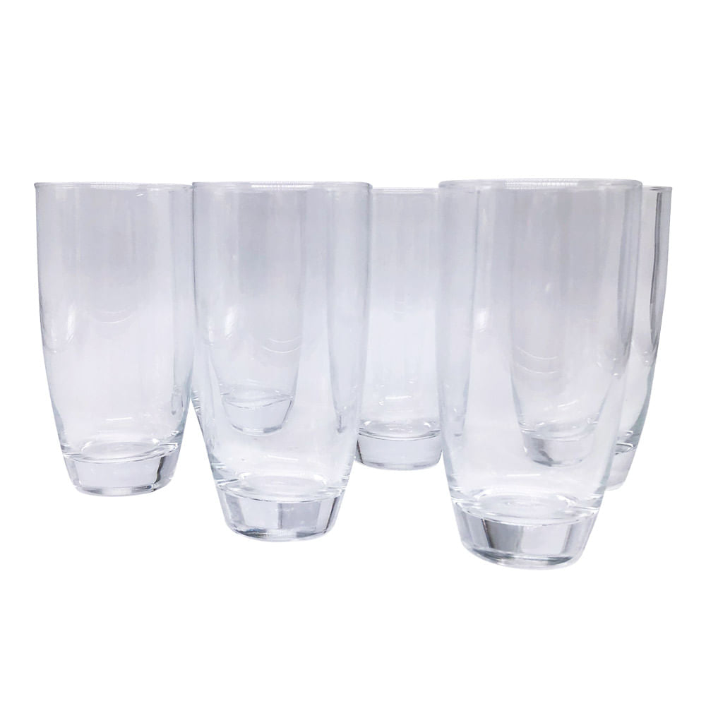 Vasos Pasabahce Lyric de Vidrio 6 Piezas 18 oz