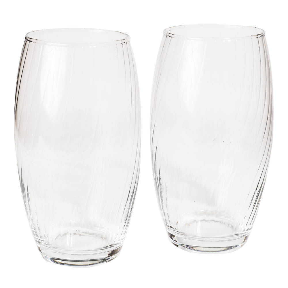 Juego de Vasos Long Ayran Pasabahce de Vidrio 2 Piezas