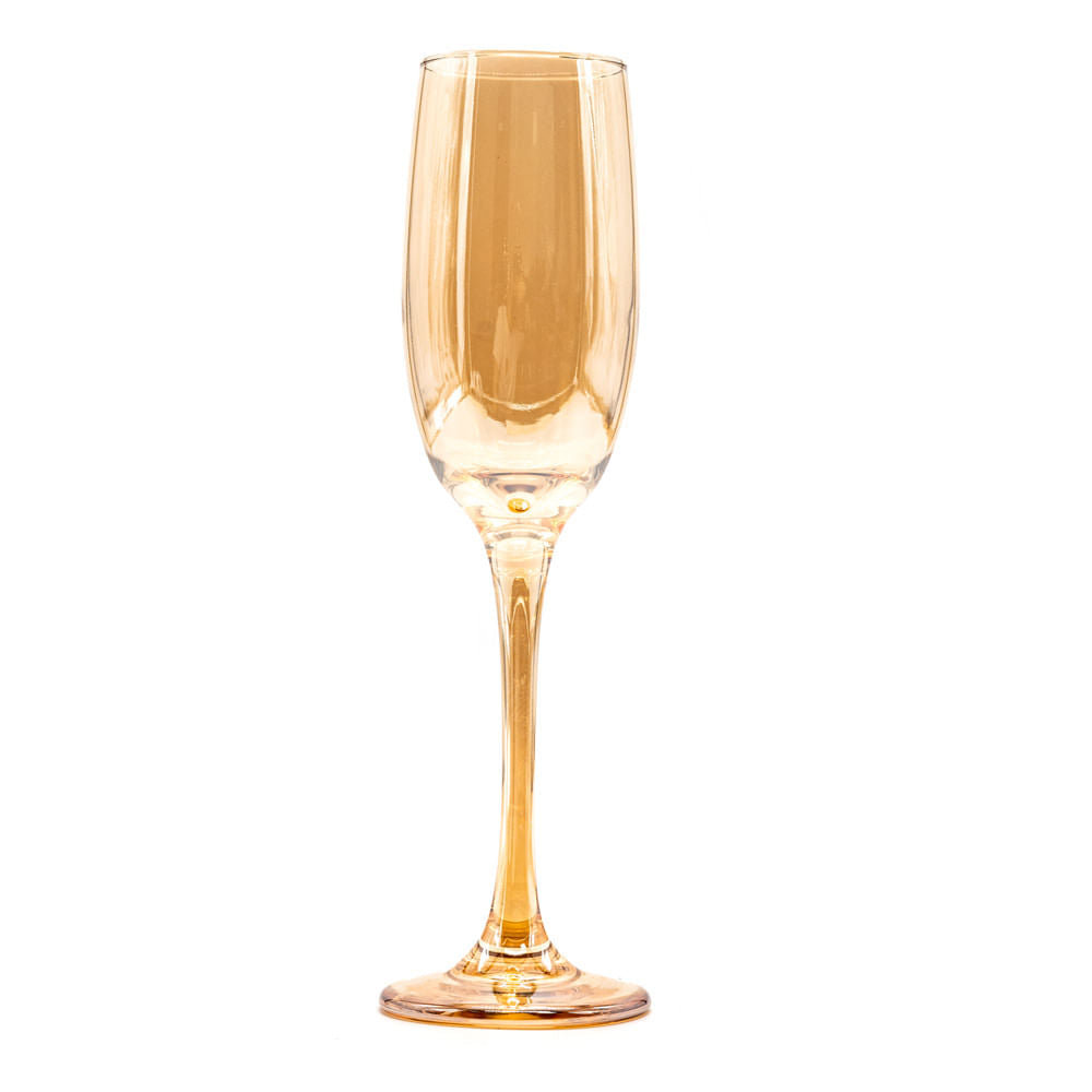 Copa Home Elegance Para Champagne Dorado 190 ml