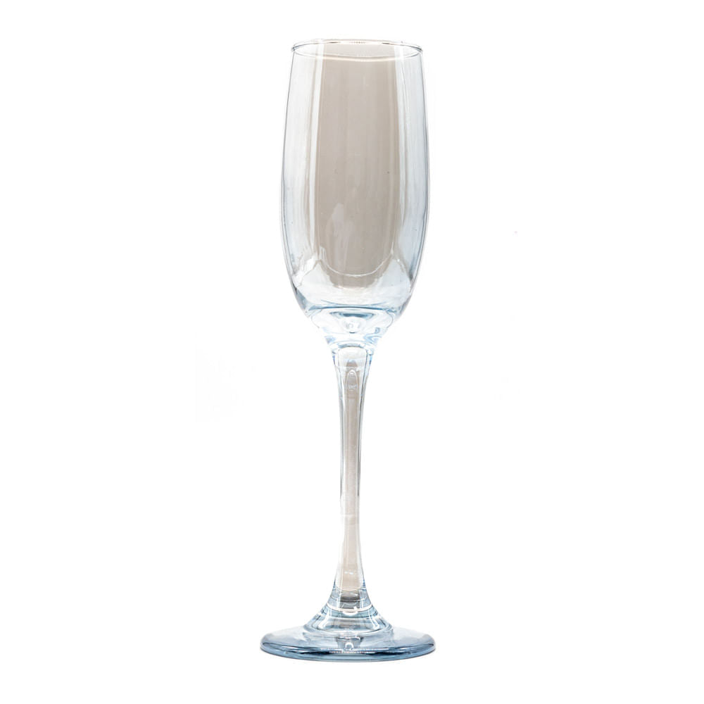 Copa Home Elegance Para Champagne Azul 190 ml