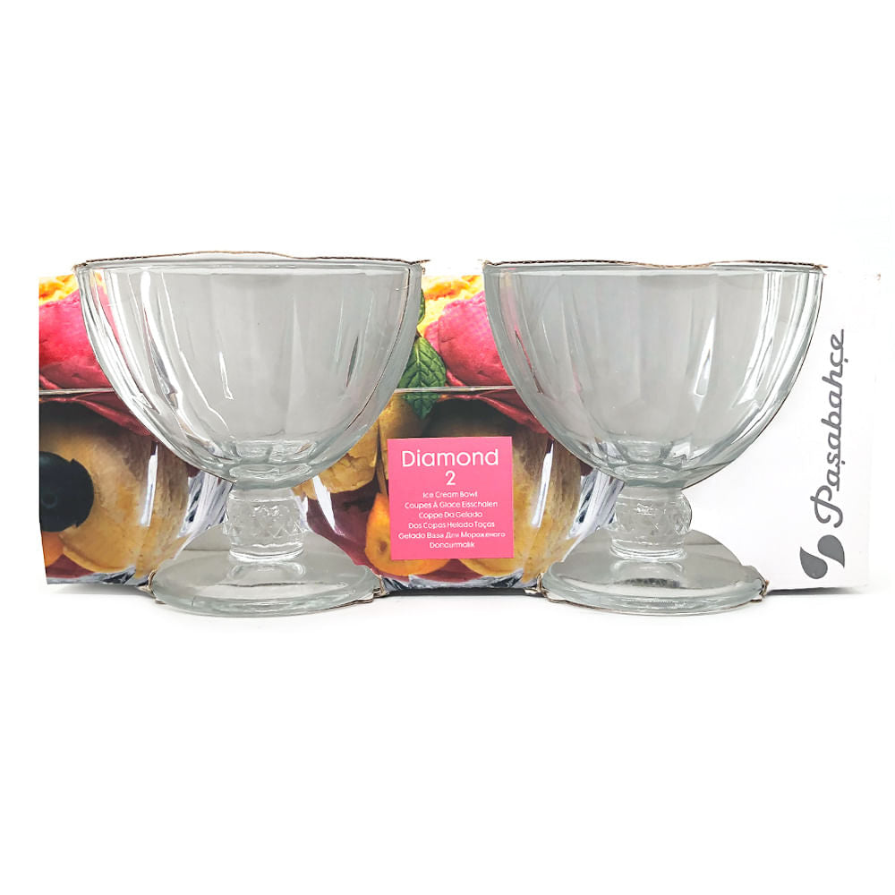 Copa Para Helado Diamond Pasabahce 2 Piezas