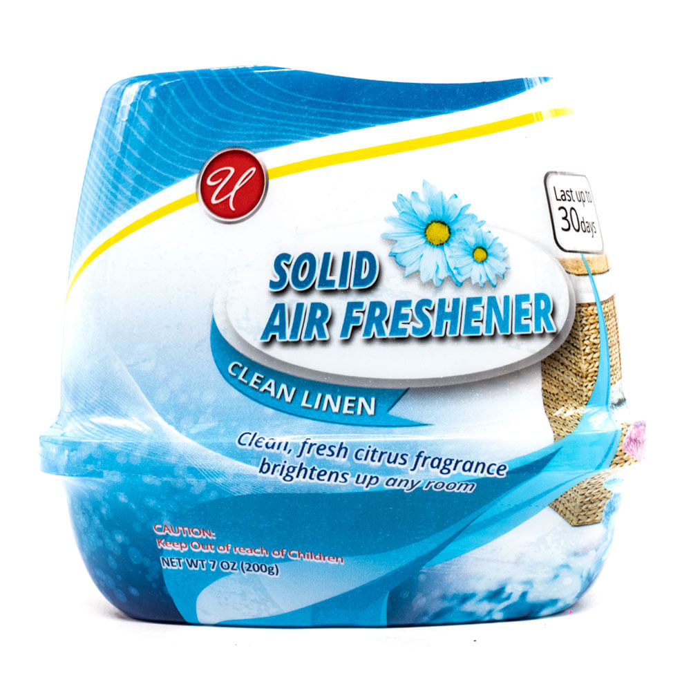 Aromatizante Solid Air Freshener Clean Linen de 7 oz