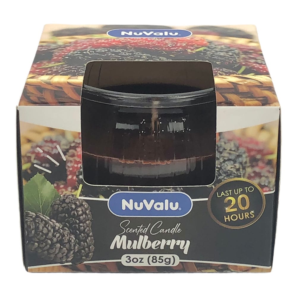 Vela Aromática Jc Sales Mulberry 3 Oz - Rojo oscuro