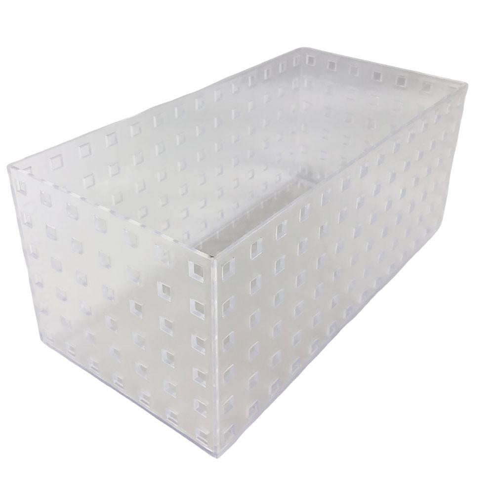 Organizado de Acrílico Rectangular Home Elegance 28 cm x 14 cm x 12 cm