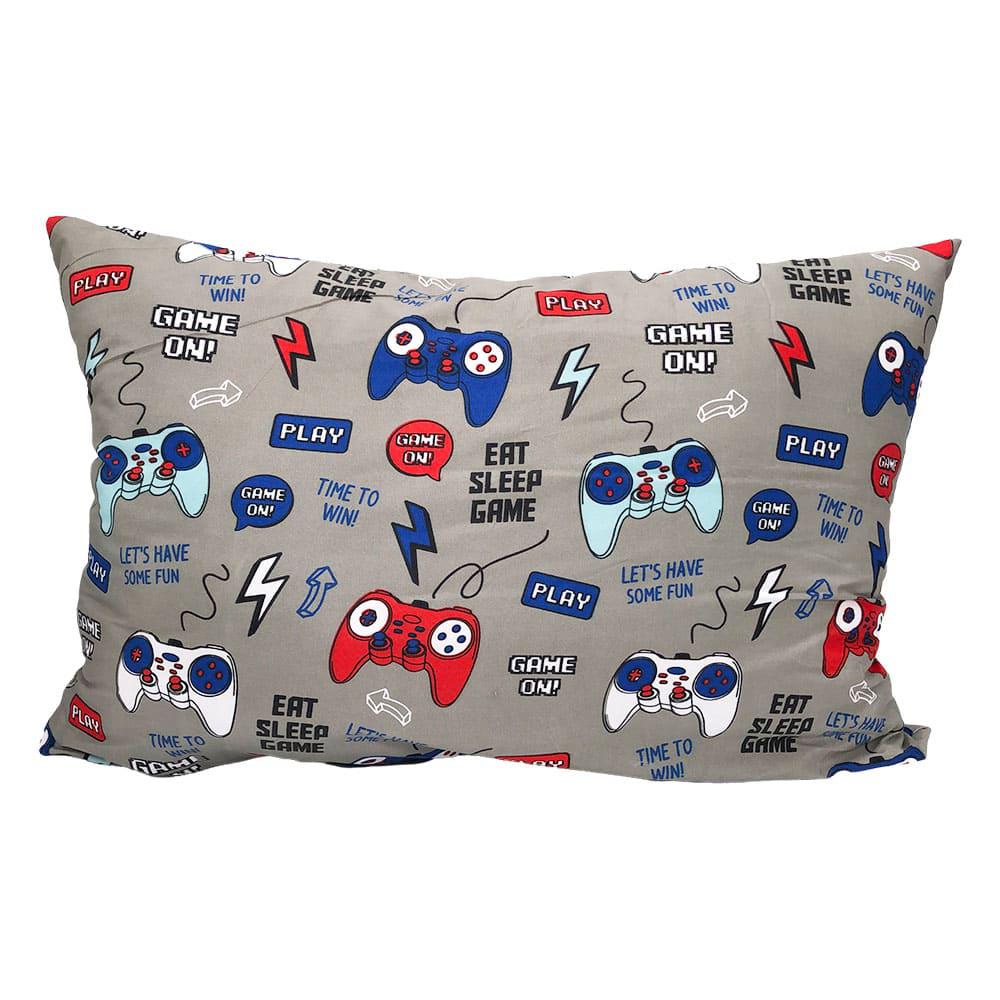 Almohada Plush Home Accents Gamer Zone Infantil 45 cm x 65 cm