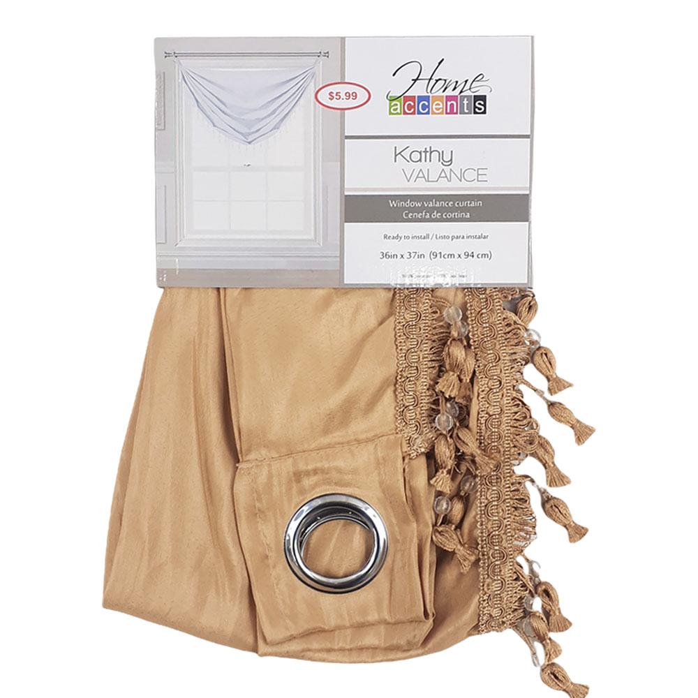 Cenefa Home Accents Kathy de 36" x 37" - Dorado