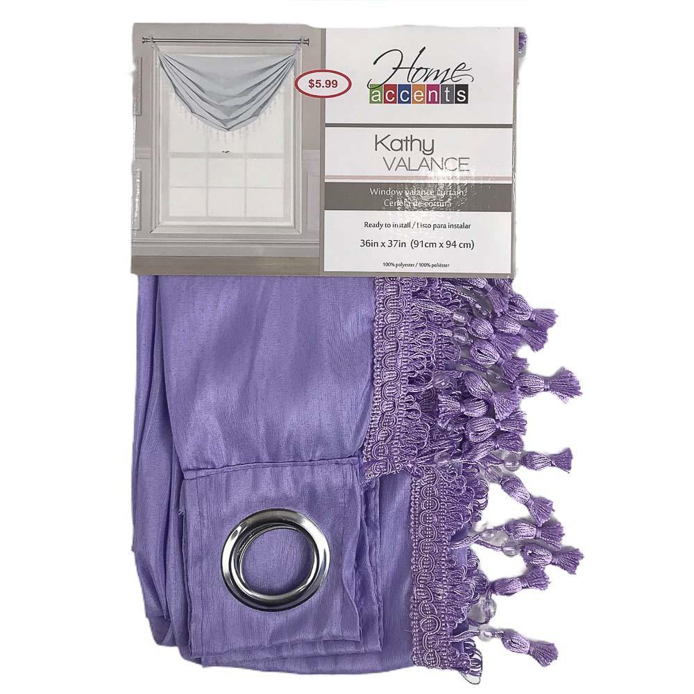 Cenefa Home Accents Kathy de 36" x 37" - Lila