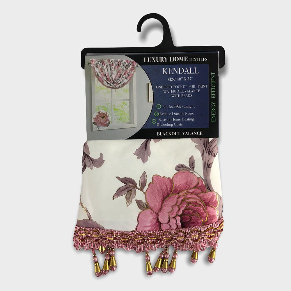 Cenefa Luxury Kendall Estampado de 48" x 37" - Rosa