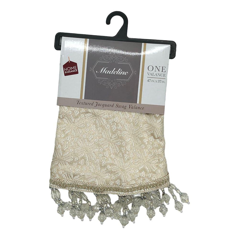 Cenefa Home Elegance Madeline Con Rod Pocket 47" x 37" - Beige