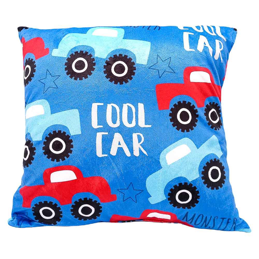 Cojín Decorativo Home Accents Monster Cars 43 cm x 43 cm