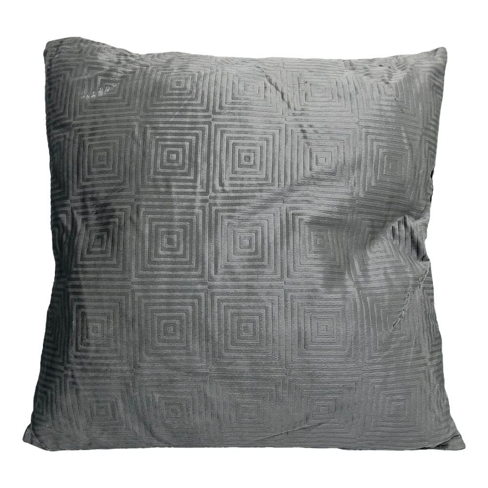 Cojín Decorativo Home Elegance Vienna 43 cm x 43 cm - Gris Claro