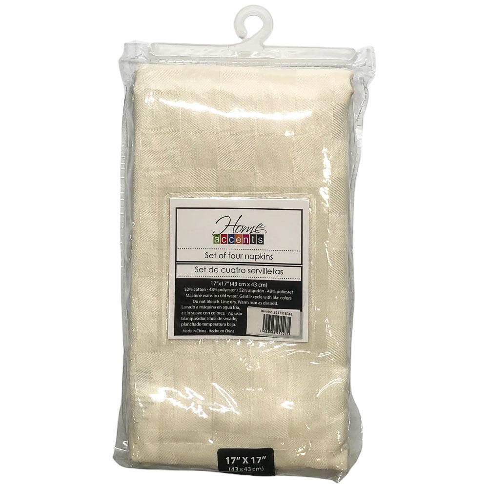 Set de Servilletas de Tela Home Accents 17" x 17"