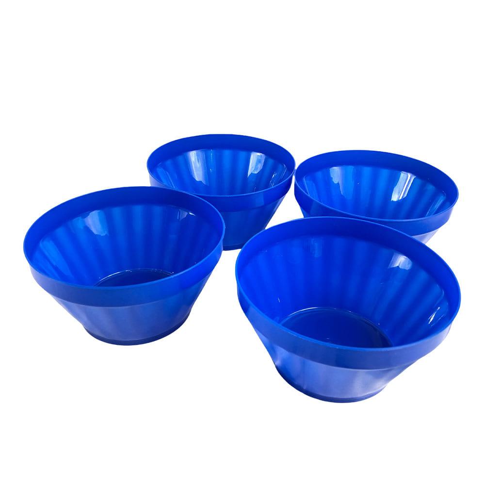 Bowl Plástico Home Elegance 4 Piezas 8cm x 14 cm - Surtido